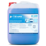 Fettlöser - F 100 SUPER ist der phosphatfreie Fettlöser für die hygienische Reinigung von Arbeitsflächen, Wänden, Decken, Böden, Fliesen etc.