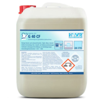 Geschirrreiniger chlorfrei phosphatfrei - G 40 CF ist ein kraftvoller, chlor- und phosphatfreier Geschirrreiniger für stark verschmutztes Geschirr.