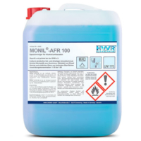 Fassadenreinigungsmittel MONIL-AFR 100 ist der kraftvolle Alkoholreiniger für Metallfassaden aus Aluminium und Eloxal etc.