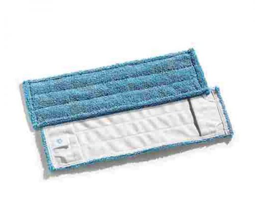 Wischmop Mikrofaser, 40 cm * 13 cm, blau, bis 90 Grad waschbar, mit Taschen für Mophalter
