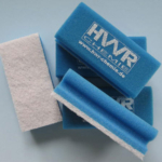 Padschwamm für die manuelle Reinigung, 150 x 70 x 45 mm, blau/weiß.