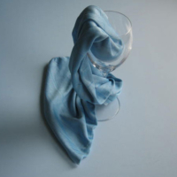 Glas-Dekanter-Tuch zur Entfernung von Wasserflecken und Rändern auf Dekanter und Gläsern, ca. 48 x 60 cm, waschbar bis 60 Grad.
