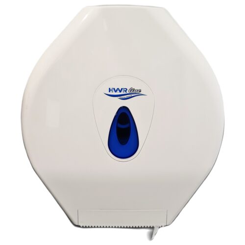 Toilettenpapierspender Großrolle, Papierrollendurchmesser max. 300mm, Wandmontage, ABS Kunststoffm weiß.