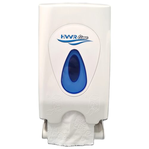 Toilettenpapierspender für 2 Rollen, ABS Kunststoff, weiß, Wandmontage.