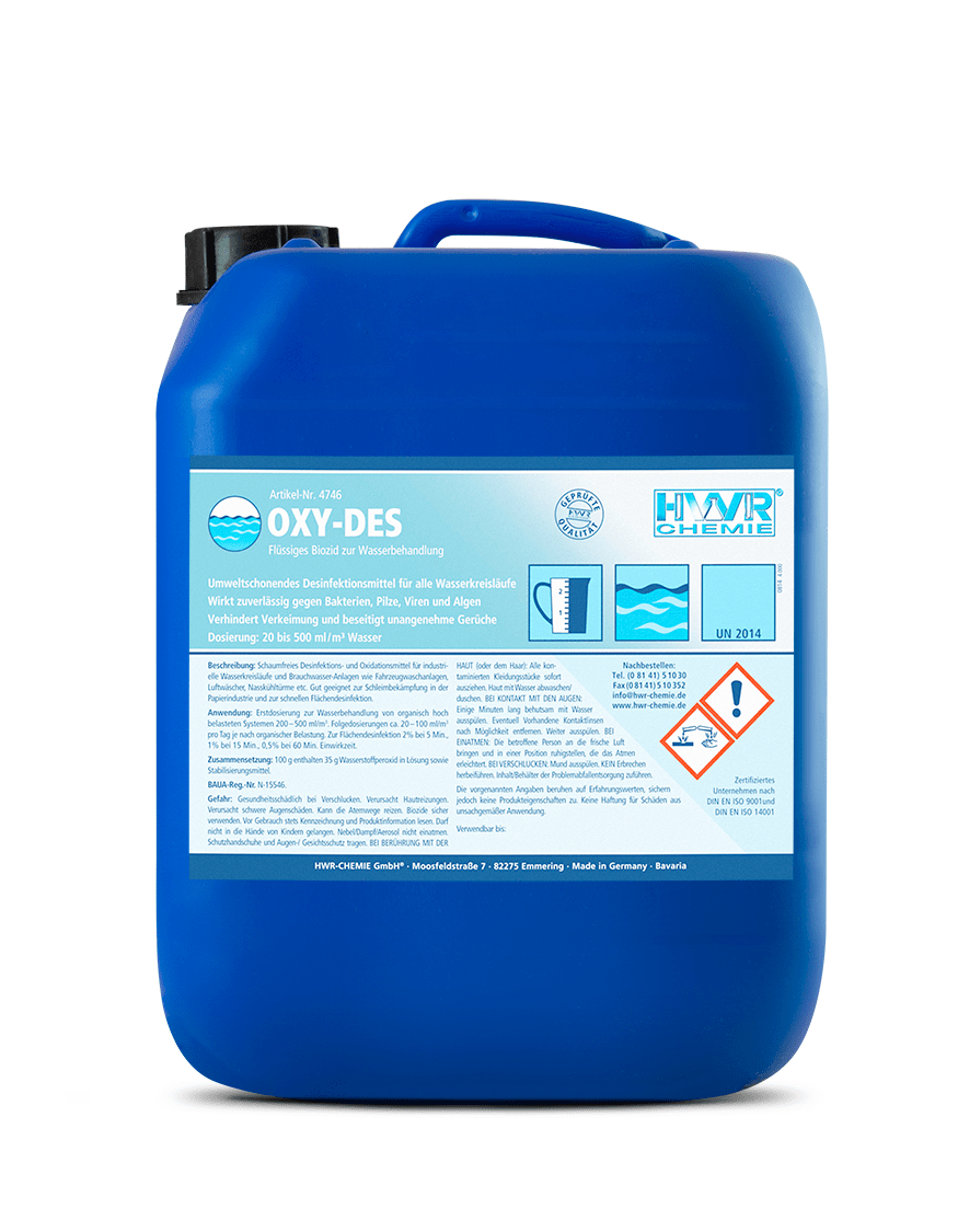 Hydrogen Peroxide Disinfectant - OXY-DES